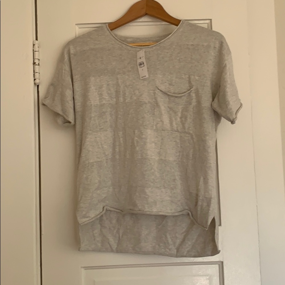Lou & Grey knit t-shirt with pocket NWT
